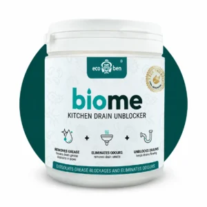 BioMe Biological Kitchen Drain Unblocker 500 g for Sinks, Grease and Food Waste